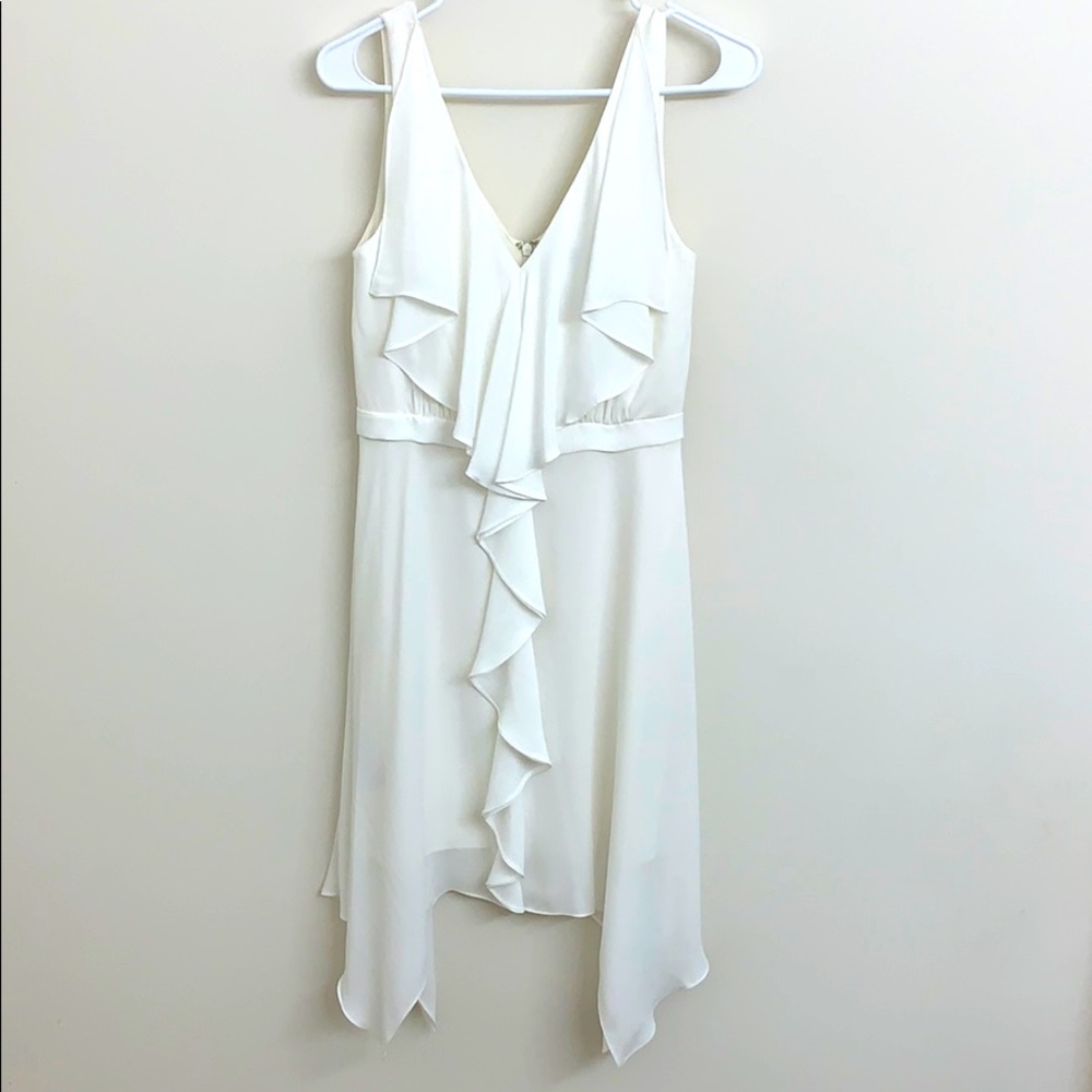 BCBG cream dress